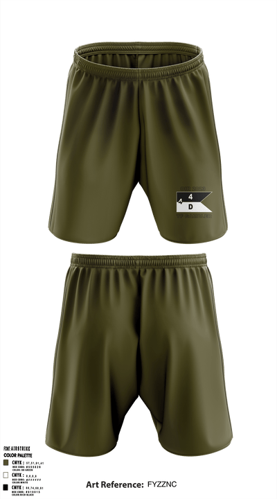 4-4 AB DARKHORSE 89728226 Athletic Shorts With Pockets - 6