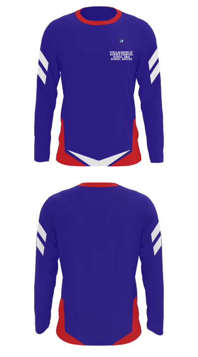 Utica Academy of Science Charter School (High School) Soccer 7233794 Long Sleeve Performance Shirt - 26
