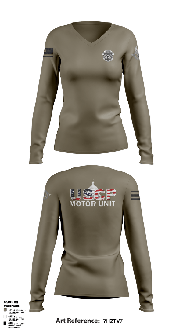 Women's Long Sleeve Vneck Shirt, , Police, Teamtime, Team time, sublimation, custom sports apparel, team uniforms, spirit wear, spiritwear, sports uniforms, custom shirts, team store, custom team store, fundraiser sports, apparel fundraiser
