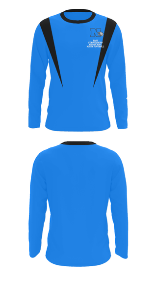 Long Sleeve Performance Shirt, East Stroudsburg High School North Football, Football, Teamtime, Team time, sublimation, custom sports apparel, team uniforms, spirit wear, spiritwear, sports uniforms, custom shirts, team store, custom team store, fundraiser sports, apparel fundraiser