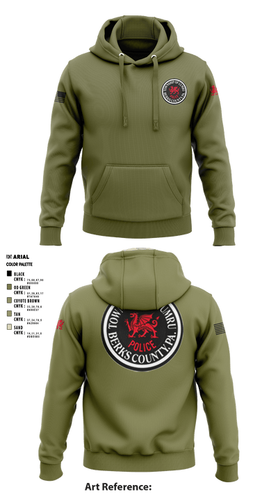 Cumru Township Police Department 51798017 Hoodie - 2