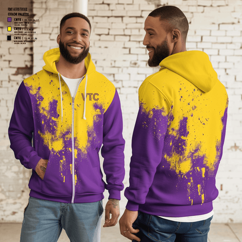 Zip Hoodie, Vibranium Track Club, Track & Field, Teamtime, Team time, sublimation, custom sports apparel, team uniforms, spirit wear, spiritwear, sports uniforms, custom shirts, team store, custom team store, fundraiser sports, apparel fundraiser