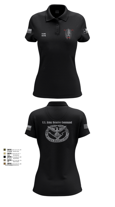 AREA 2, 12TH BN ARCG 57616910 Women's Short Sleeve Performance Polo  - 1