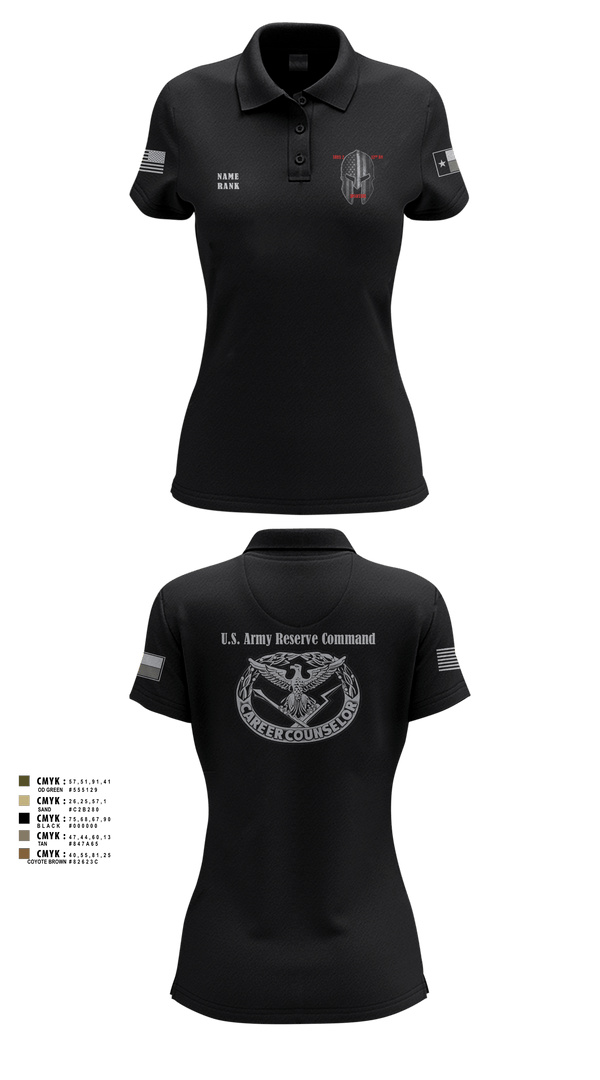Women's Short Sleeve Performance Polo, , Army, Teamtime, Team time, sublimation, custom sports apparel, team uniforms, spirit wear, spiritwear, sports uniforms, custom shirts, team store, custom team store, fundraiser sports, apparel fundraiser