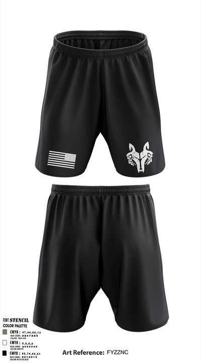 3rd Plt A Co 1-5 14607010 Athletic Shorts With Pockets - 3