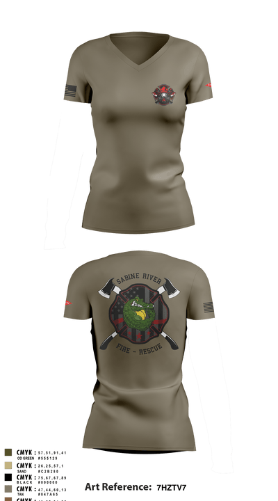 DOW 46954378 Women's Short Sleeve V-neck Shirt - 2