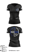 North Hollywood Division 94553177 Women's Short Sleeve V-neck Shirt - 3
