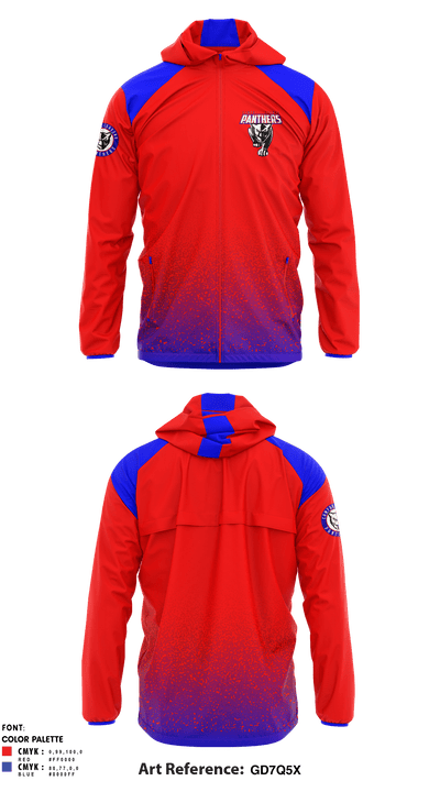 Campbell-Savona Senior High School Track 38592234 Windbreaker - 1