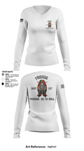 REDNECK'S 91618146 Women's Long Sleeve V-neck Shirt - 2