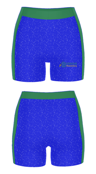Women's Compression Shorts, Frank Borman School, Spirit Store, Teamtime, Team time, sublimation, custom sports apparel, team uniforms, spirit wear, spiritwear, sports uniforms, custom shirts, team store, custom team store, fundraiser sports, apparel fundraiser