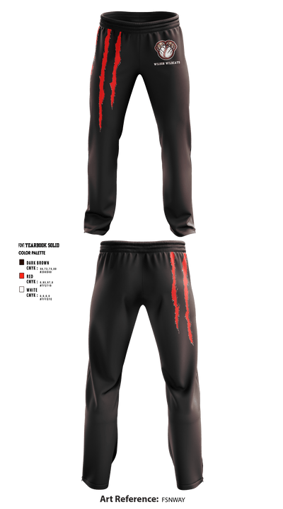 Wilson Wildcats 53775525 Sweatpants - 1