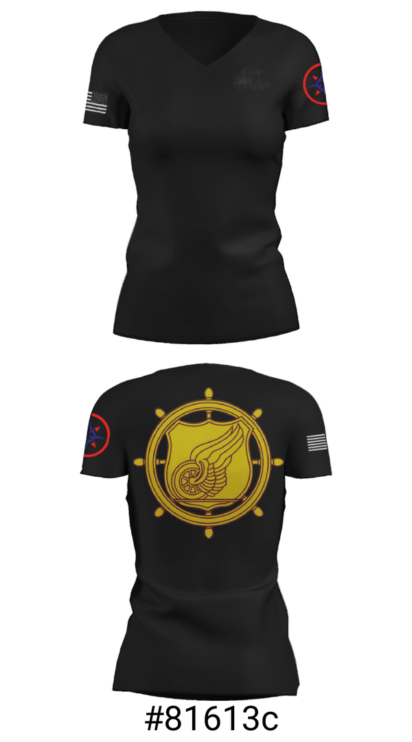 Women's Short Sleeve Vneck Shirt, , Army, Teamtime, Team time, sublimation, custom sports apparel, team uniforms, spirit wear, spiritwear, sports uniforms, custom shirts, team store, custom team store, fundraiser sports, apparel fundraiser