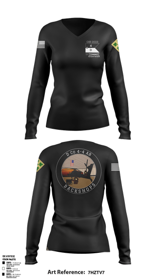 Women's Long Sleeve Vneck Shirt, , Army, Teamtime, Team time, sublimation, custom sports apparel, team uniforms, spirit wear, spiritwear, sports uniforms, custom shirts, team store, custom team store, fundraiser sports, apparel fundraiser