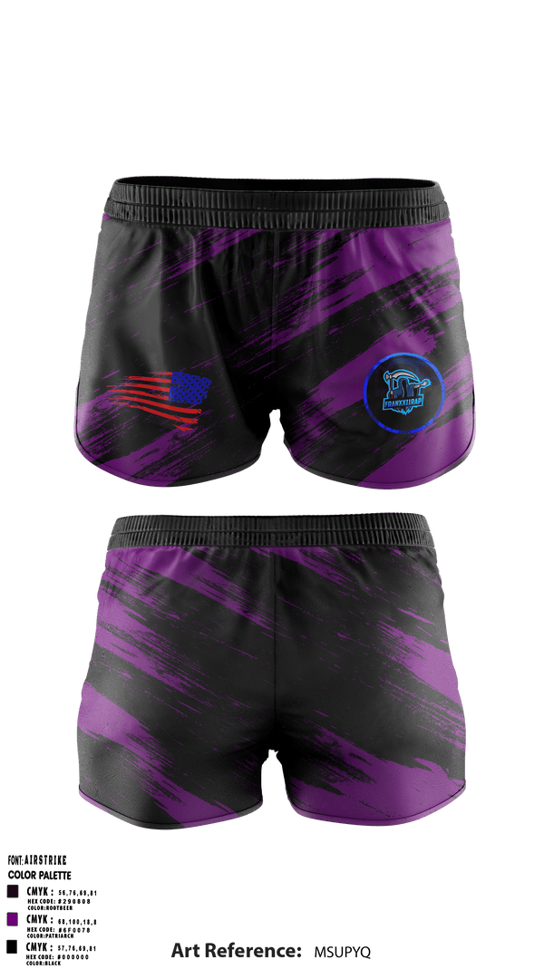 Women's Shorts, FRANXX, E-Sports, Teamtime, Team time, sublimation, custom sports apparel, team uniforms, spirit wear, spiritwear, sports uniforms, custom shirts, team store, custom team store, fundraiser sports, apparel fundraiser