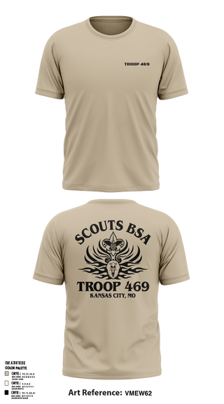 Short Sleeve Performance Shirt, Troop 469, , Teamtime, Team time, sublimation, custom sports apparel, team uniforms, spirit wear, spiritwear, sports uniforms, custom shirts, team store, custom team store, fundraiser sports, apparel fundraiser