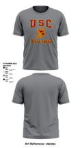 University Of Southern California Diving 38780209 Short Sleeve Performance Shirt - 24