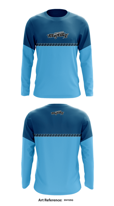 MOUNTAIN RANGE HIGH SCHOOL 39679914 Old School Cotton Feel Fabric Long Sleeve Performance Shirt - 5
