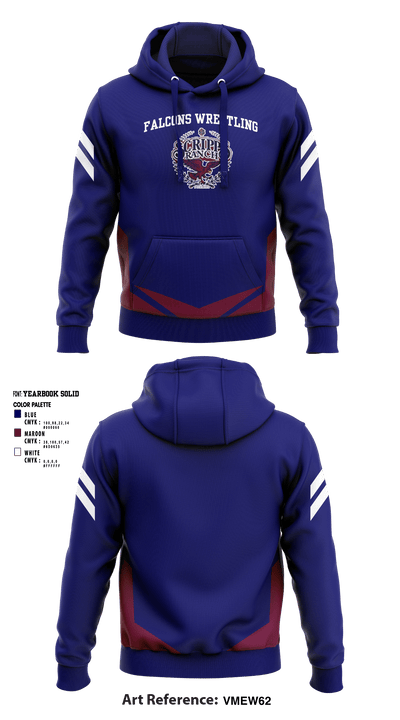 Scripps Ranch High School Wrestling 71222624 Hoodie - 2