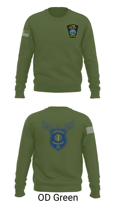 Lynn Police 66544607 Crew Neck Sweatshirt - 10