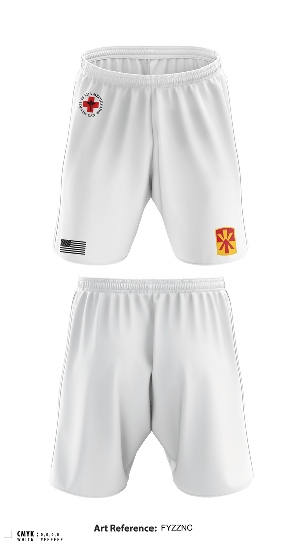 Athletic Shorts With Pockets, Medics, 1-43 ADA, Army, Teamtime, Team time, sublimation, custom sports apparel, team uniforms, spirit wear, spiritwear, sports uniforms, custom shirts, team store, custom team store, fundraiser sports, apparel fundraiser