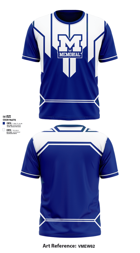 Short Sleeve Performance Shirt, Memorial High School, Spirit Store, Teamtime, Team time, sublimation, custom sports apparel, team uniforms, spirit wear, spiritwear, sports uniforms, custom shirts, team store, custom team store, fundraiser sports, apparel fundraiser