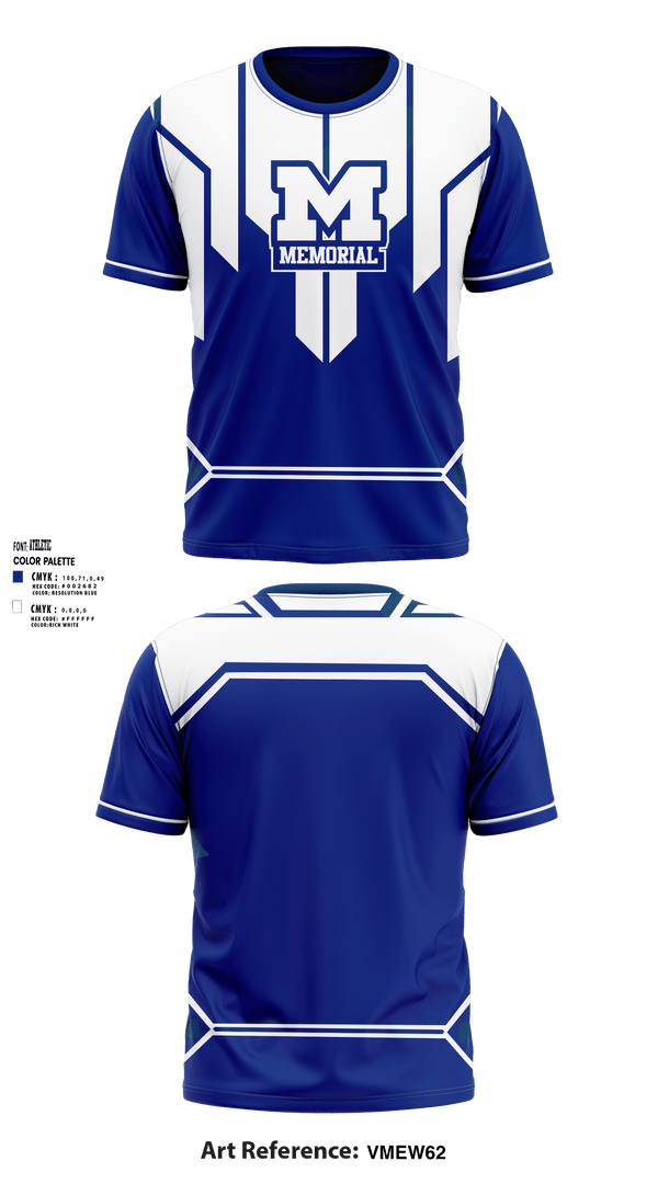 Short Sleeve Performance Shirt, Memorial High School, Spirit Store, Teamtime, Team time, sublimation, custom sports apparel, team uniforms, spirit wear, spiritwear, sports uniforms, custom shirts, team store, custom team store, fundraiser sports, apparel fundraiser