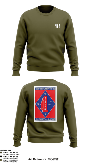 Crew Neck Sweatshirt, V1/1, Marines, Teamtime, Team time, sublimation, custom sports apparel, team uniforms, spirit wear, spiritwear, sports uniforms, custom shirts, team store, custom team store, fundraiser sports, apparel fundraiser