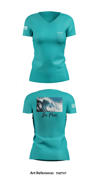Women's Short Sleeve Vneck Shirt, Beads&Crafts, , Teamtime, Team time, sublimation, custom sports apparel, team uniforms, spirit wear, spiritwear, sports uniforms, custom shirts, team store, custom team store, fundraiser sports, apparel fundraiser