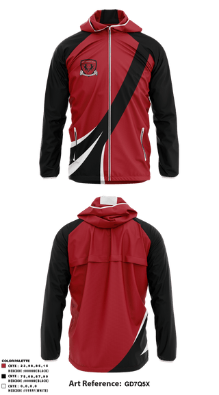 Windbreaker, Crossover Preparatory Academy, Spirit Store, Teamtime, Team time, sublimation, custom sports apparel, team uniforms, spirit wear, spiritwear, sports uniforms, custom shirts, team store, custom team store, fundraiser sports, apparel fundraiser