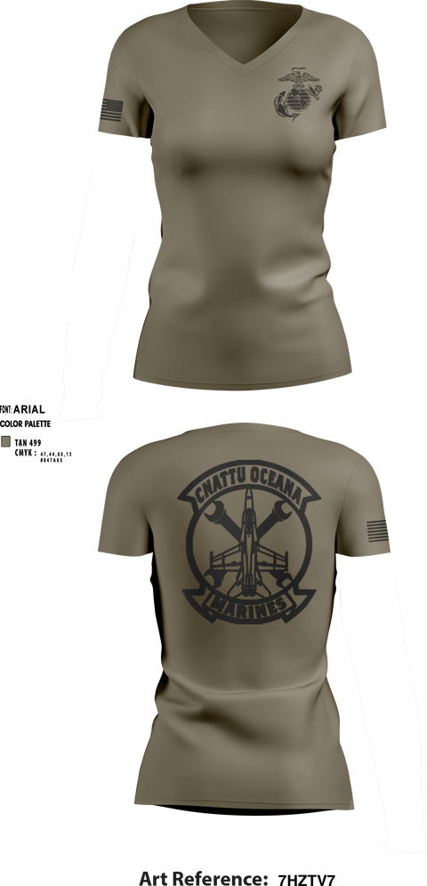 Women's Short Sleeve Vneck Shirt, , Marines, Teamtime, Team time, sublimation, custom sports apparel, team uniforms, spirit wear, spiritwear, sports uniforms, custom shirts, team store, custom team store, fundraiser sports, apparel fundraiser