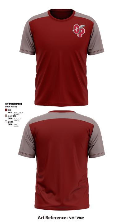 Orangeburg Preparatory School 80608254 Short Sleeve Performance Shirt - 1