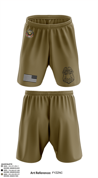Athletic Shorts With Pockets, District IV, Police, Teamtime, Team time, sublimation, custom sports apparel, team uniforms, spirit wear, spiritwear, sports uniforms, custom shirts, team store, custom team store, fundraiser sports, apparel fundraiser