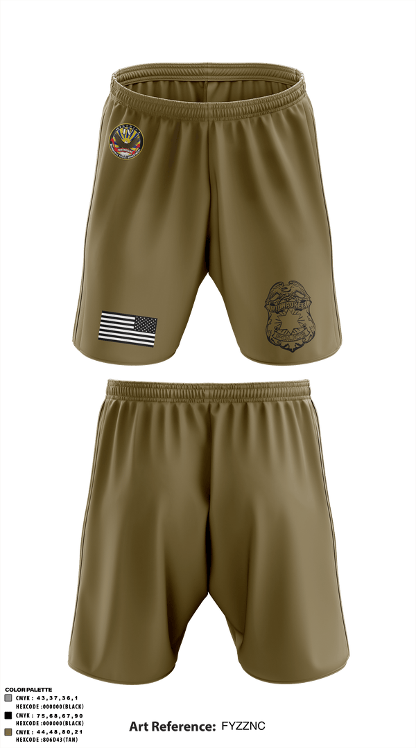 Athletic Shorts With Pockets, District IV, Police, Teamtime, Team time, sublimation, custom sports apparel, team uniforms, spirit wear, spiritwear, sports uniforms, custom shirts, team store, custom team store, fundraiser sports, apparel fundraiser