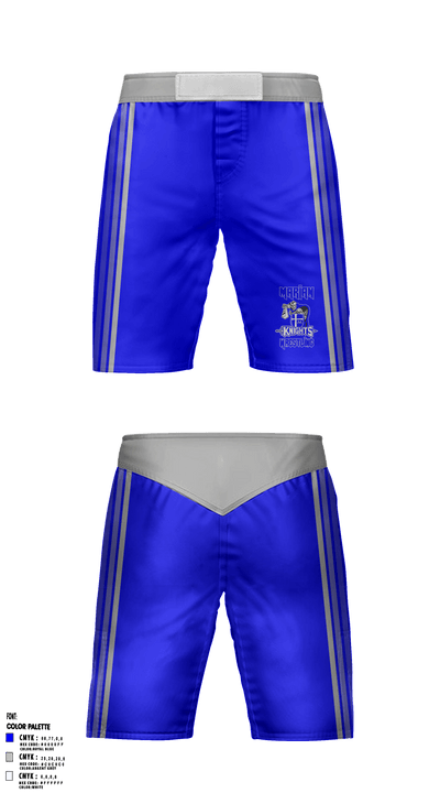 Marian High School Wrestling 1916456 Fight Shorts - 40
