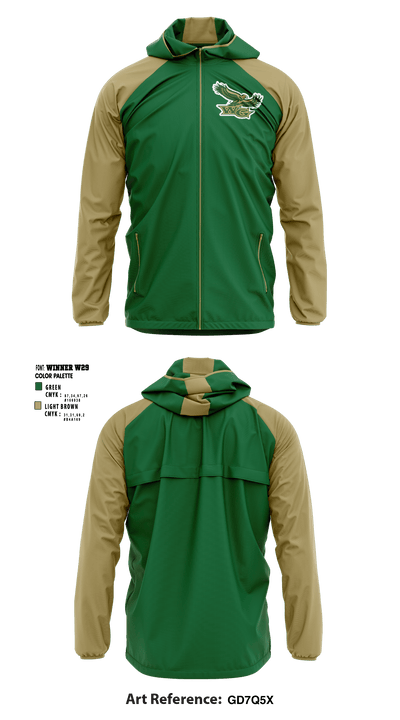 Woodward-Granger Middle School 4966200 Windbreaker - 1