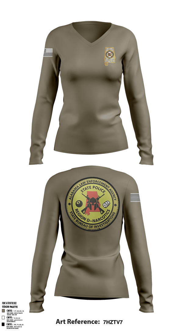 Women's Long Sleeve Vneck Shirt, , Police, Teamtime, Team time, sublimation, custom sports apparel, team uniforms, spirit wear, spiritwear, sports uniforms, custom shirts, team store, custom team store, fundraiser sports, apparel fundraiser