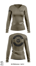 8th WMD-Civil Support Team 4584210 Women's Long Sleeve V-neck Shirt - 1