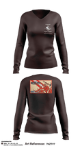 Original Oaktown Divers 71908352 Women's Long Sleeve V-neck Shirt - 1