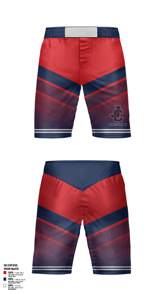 Fight Shorts, Jefferson County High School Wrestling, Wrestling, Teamtime, Team time, sublimation, custom sports apparel, team uniforms, spirit wear, spiritwear, sports uniforms, custom shirts, team store, custom team store, fundraiser sports, apparel fundraiser