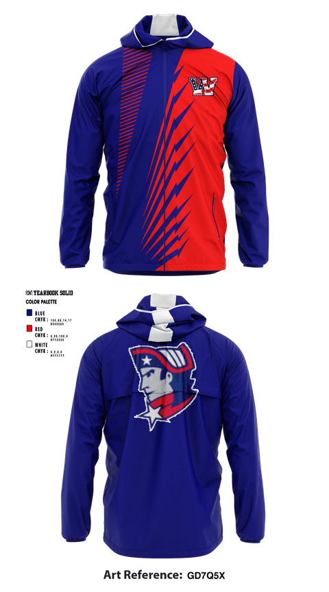 Windbreaker, Washington High School Softball, Softball, Teamtime, Team time, sublimation, custom sports apparel, team uniforms, spirit wear, spiritwear, sports uniforms, custom shirts, team store, custom team store, fundraiser sports, apparel fundraiser