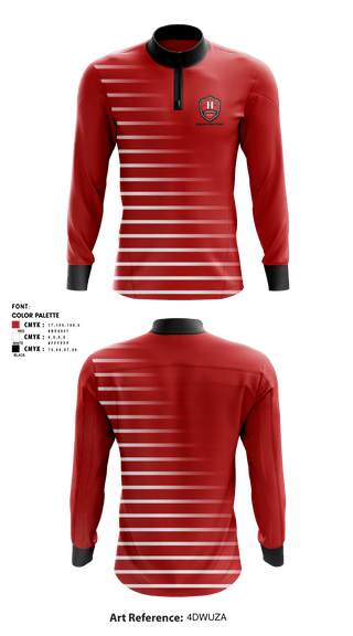 Quarter Zip Jacket, Highland Middle School, Spirit Store, Teamtime, Team time, sublimation, custom sports apparel, team uniforms, spirit wear, spiritwear, sports uniforms, custom shirts, team store, custom team store, fundraiser sports, apparel fundraiser