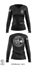 HHD, JFHQ-COARNG 38031831 Women's Long Sleeve V-neck Shirt - 4