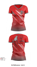 Edgewood High School Swimming 40167347 Women's Short Sleeve V-neck Shirt - 1