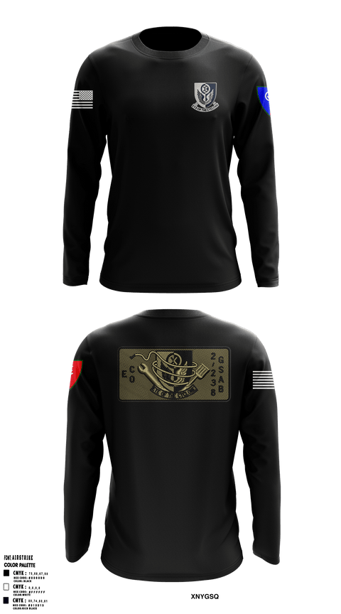 Long Sleeve Performance Shirt, 1438th CTC, National Guard, Teamtime, Team time, sublimation, custom sports apparel, team uniforms, spirit wear, spiritwear, sports uniforms, custom shirts, team store, custom team store, fundraiser sports, apparel fundraiser
