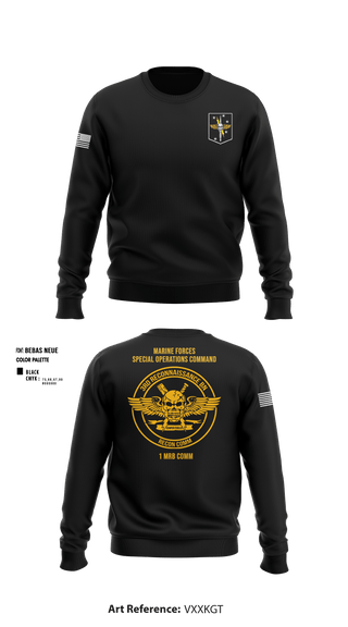 Crew Neck Sweatshirt, , Marines, Teamtime, Team time, sublimation, custom sports apparel, team uniforms, spirit wear, spiritwear, sports uniforms, custom shirts, team store, custom team store, fundraiser sports, apparel fundraiser