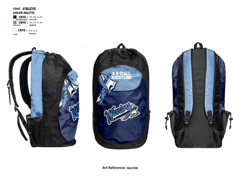 Gear Bag, R B Stall High School Wrestling, Wrestling, Teamtime, Team time, sublimation, custom sports apparel, team uniforms, spirit wear, spiritwear, sports uniforms, custom shirts, team store, custom team store, fundraiser sports, apparel fundraiser