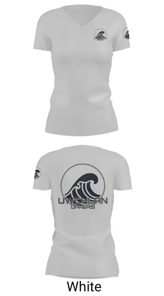 Women's Short Sleeve Vneck Shirt, Divers, Football, Teamtime, Team time, sublimation, custom sports apparel, team uniforms, spirit wear, spiritwear, sports uniforms, custom shirts, team store, custom team store, fundraiser sports, apparel fundraiser