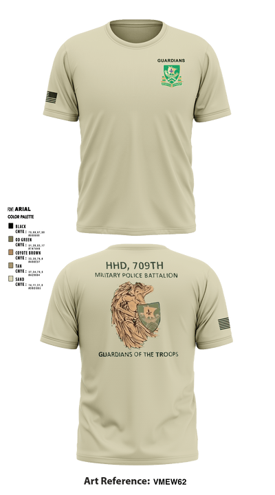 709th MP BN HHD 13627069 Short Sleeve Performance Shirt - 5