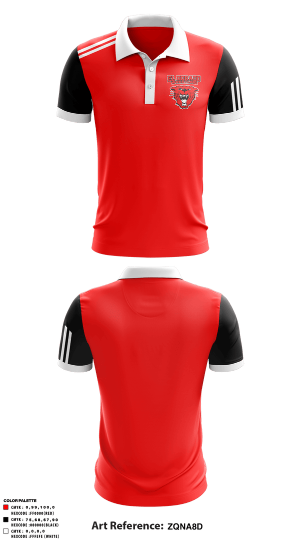 Short Sleeve Performance Polo, El Dorado High School Wrestling, Wrestling, Teamtime, Team time, sublimation, custom sports apparel, team uniforms, spirit wear, spiritwear, sports uniforms, custom shirts, team store, custom team store, fundraiser sports, apparel fundraiser
