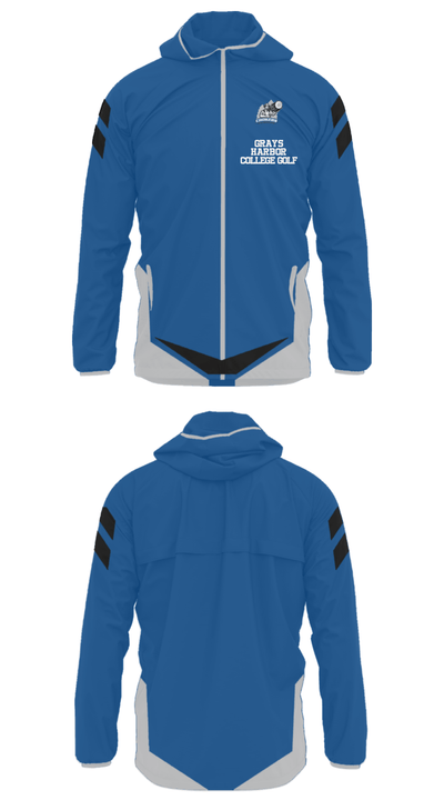 Grays Harbor College Golf 52789245 Windbreaker - 9
